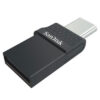 SanDisk Dual Drive Type-C 128GB Flash Drive (Black, Type A to Type C)