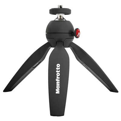 Manfrotto Pixi Tripod (Black, Supports Up to 2.5 g)