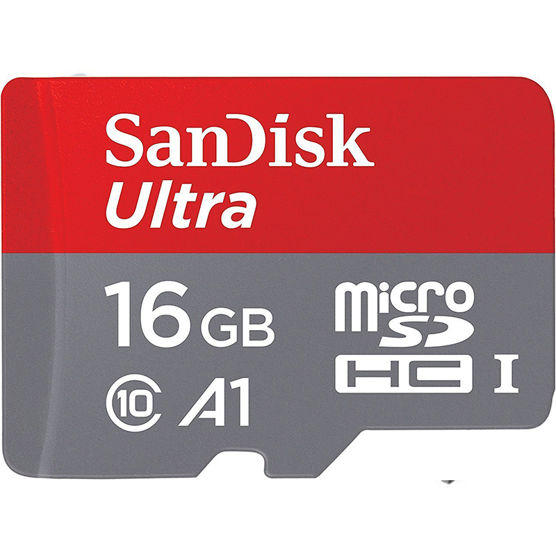 SanDisk 16GB Ultra A1 MicroSD Card 100mbps 16 GB