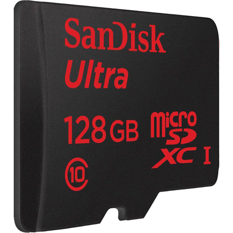 SanDisk SanDisk Ultra 128 GB MicroSD Card UHS Class 1 100 MBs Memory Card