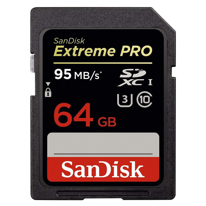 Sandisk 64gb Extreme Sdhc memory card