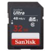 SANDISK 32GB ULTRA SDHC 48MPBS MEMORY CARD