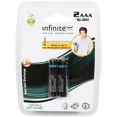 Envie 1100mah 2nos AAA rechargeable Battery