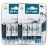 Envie 8 Nos of AA 1000 mAh Rechargeable Ni-Cd Battery