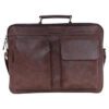 Swisstek 15 inch Laptop Tote Bag (Brown)