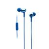Sony EX255AP Wired Headset with Mic (Blue, In the Ear)
