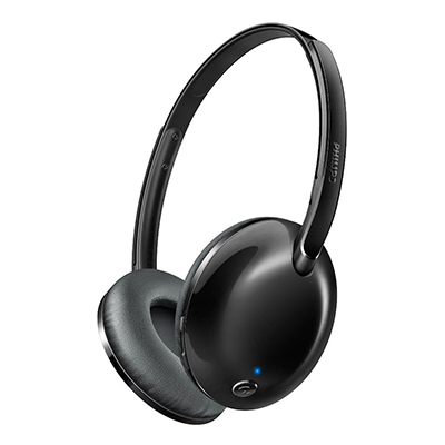 Philips SHB4405BK/00 Bluetooth Headset with Mic (Black, Over the Ear)