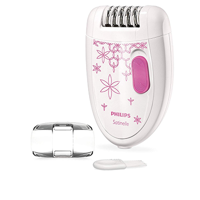 Philips Satinelle Essential BRE200 Corded Epilator (Pink, White)