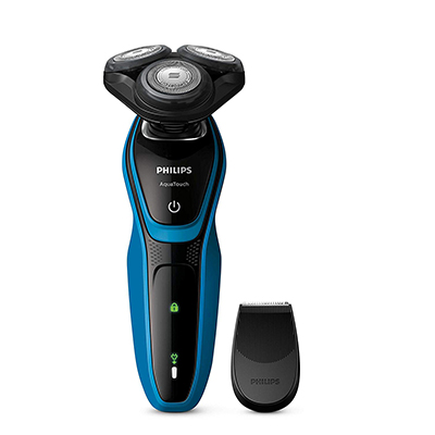 Philips S5050 Shaver For Men (Black and Blue)