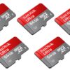 sandisk 64gb A1 memorycard pack of 5