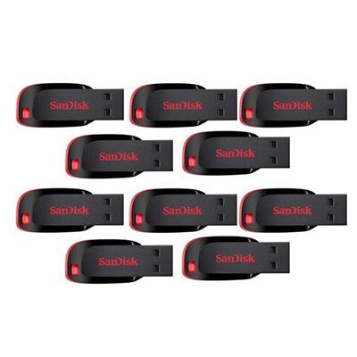 sandisk 32gb pack of 10 pendrive