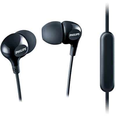 Philips SHE3555 Wired Headset with Mic Black