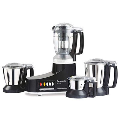 Panasonic MX-AC400B 550 W Juicer Mixer Grinder (Black, 4 Jars)