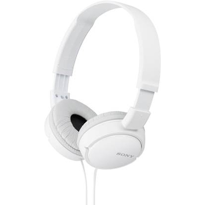Sony ZX110A Wired Headphone (White, Over the Ear)