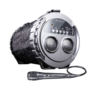 Zebronics Super Bazooka Wireless Bluetooth Speaker (Black, Stereo Channel)