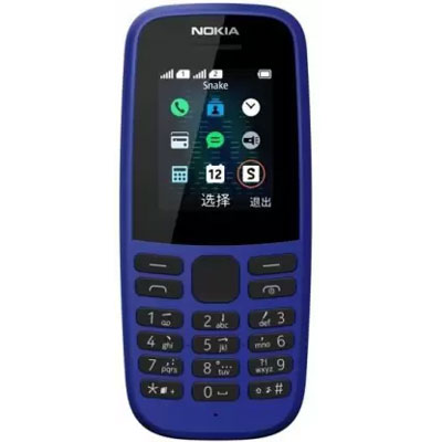 NoNokia 105 Dual Mobile Deep Bluekia 105 Dual Deep Blue