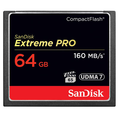 SanDisk Extreme PRO CompactFlash 64 GB Memory Card