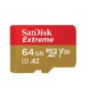 SanDisk Extreme 64 GB MicroSDXC UHS Class 3 90 MBs Memory Card