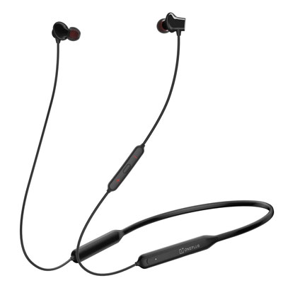 OnePlus Bullets Wireless Z in-Ear Bluetooth Earphones with Mic (Black)