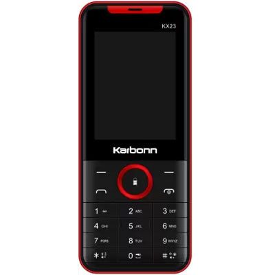 Karbonn KX23 Mobile (Black&Red)