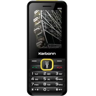 Karbonn K88 Mobile (Black & Yellow)