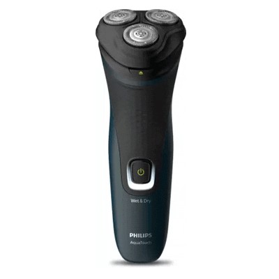 Philips S1121/45 Shaver For Men (Black, Blue)