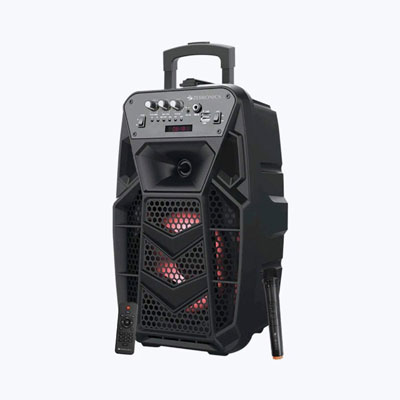 Zebronics ZEB-101 Moving Monster X8L 24 W Bluetooth PA Speaker (Black, Stereo Channel)  
