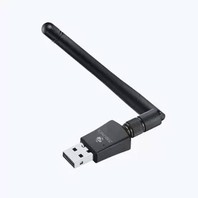 Zebronics ZEB-USB300WFD USB Adapter (Black)