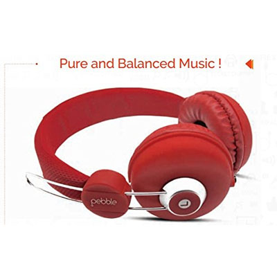 Pebble Curve Headphone RED