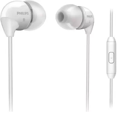 Philips SHE3595 Wired Headset (White)