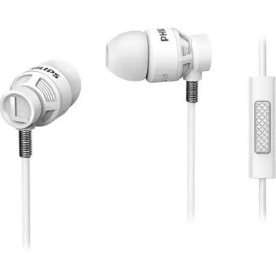 Philips SHE5205WT/00 Headphones with Mic (White)