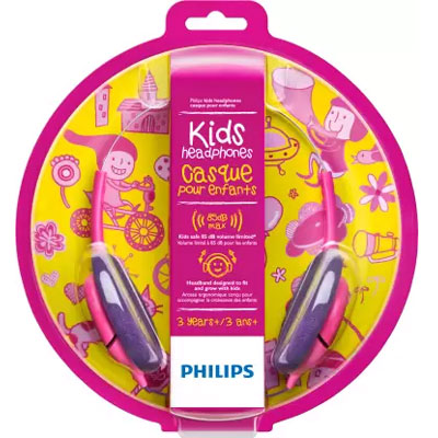 Philips SHK1031 Headphone (Pink/Purple)