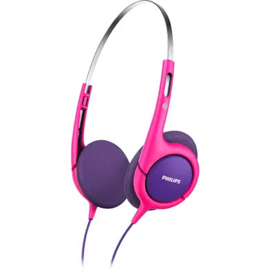 Philips SHK1031 Headphone (Pink/Purple)
