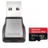 Sandisk Extreme Pro Micro SDXC 64 GB 275MB/S Class 10 U3 UHS-II + Adapter USB 3.0-1K-7K74-0S04  