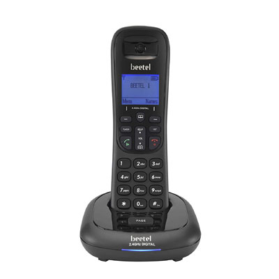 Beetel X91 2.4 Ghz Cordless Phone Cordless Landline Phone (Black)  