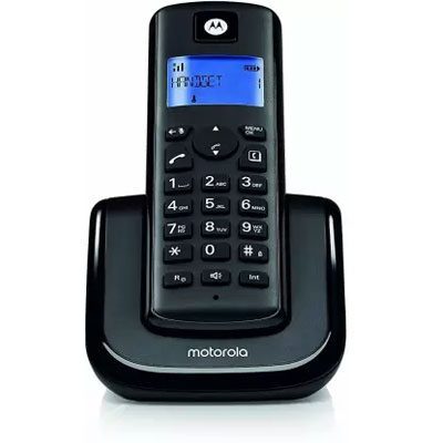 Motorola T201I Cordless Landline Phone (Black)  