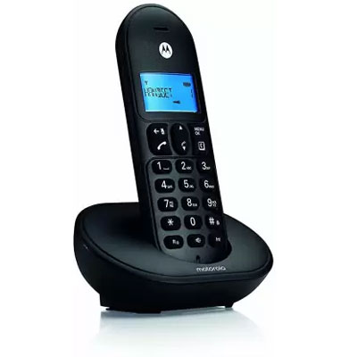 Motorola T101 Corded & Cordless Landline Phone (Black)  