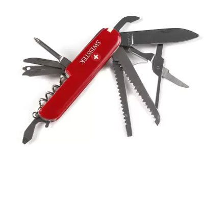 Swisstek Multi tool Key Chain 12in1 Red MT-012