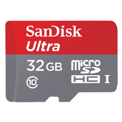 Sandisk 32GB Ultra MicroSD Memory Card 80MB/s