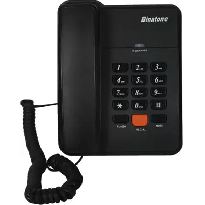 Binatone Spirit 111N Corded Landline Phone (Black)