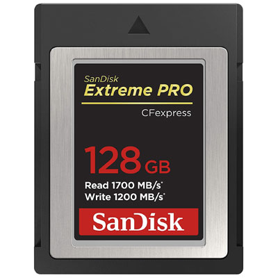 Sandisk 128GB Extreme PRO CFexpress Card Type B 
