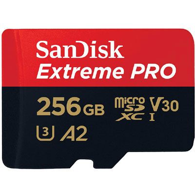 Sandisk Extreme PRO 256GB MicroSDXC Class10 170MB/s Memory Card