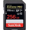 Sandisk Extreme Pro 256 GB SDHC Class 10 170 MB/s Memory Card  