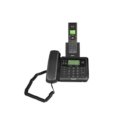 Beetel X78 Cordless Landline Phone (Black)