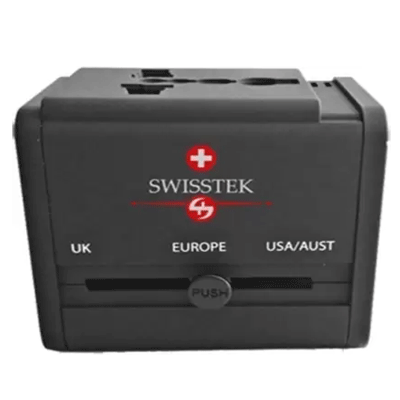 Swisstek Universal Travel Socket with USB Charger