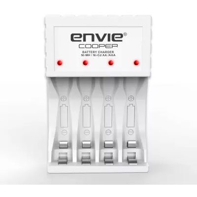 Envie Ultra Fast Charger ECR 20 MC | For AA & AAA Ni-mh Rechargeable Batteries | With LED Indicator