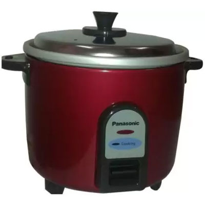 Panasonic SR-3NA (Burgundy) Electric Rice Cooker (0.3 L, Burgundy)  