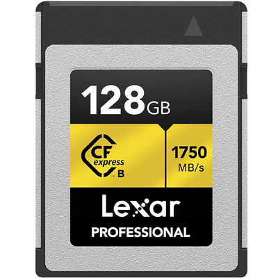 Lexar Professional CFexpress 128GB Type-B Card (LCFX10-128CRBNA)…  