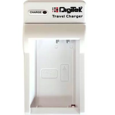Digitek DUC 006 Travel Charger for Canon LP E10 Camera Rechargeable Battery (White)  