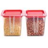 Handle Container 1100ml (Red) Pack of 2